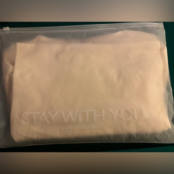 New Mooslover Ribbed Solid Color Tummy Control Long Sleeve Seamless Bodysuit - Picture 6 of 12